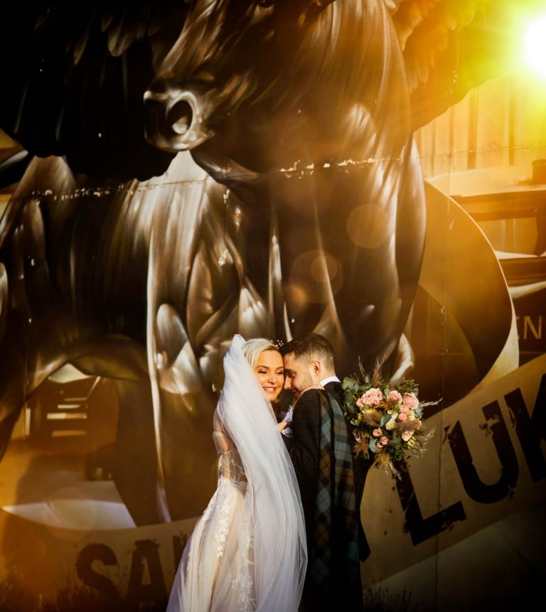 St Luke's and The Winged Ox in Glasgow Wedding by Photographer Natalie Martin.