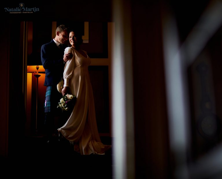 Photography of Peebles Wedding by Photographer Natalie Martin.