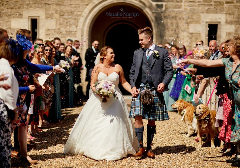 Photography of Barnbougle Castle Wedding by Photographer Natalie Martin.